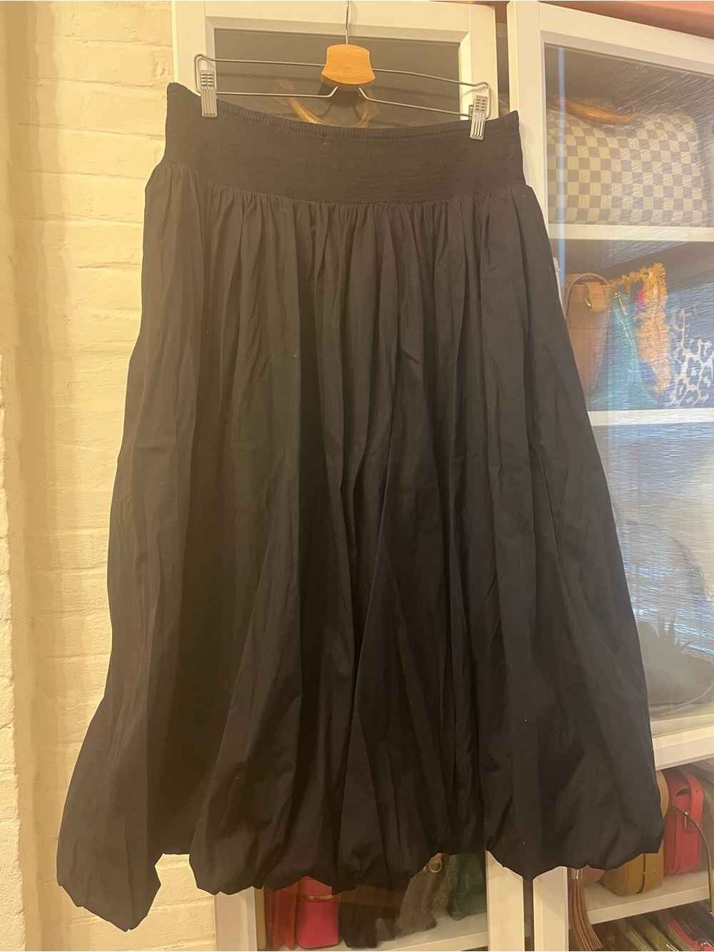 Madewell Black Women's Bubble Skirt